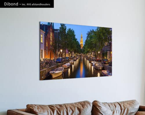 Wall Visual Dibond Amsterdam Canal