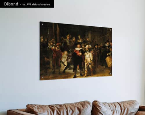 Wall Visual Dibond De Nachtwacht, Rembrandt van Rijn