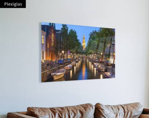 Wall Visual Plexiglas Amsterdam Canal