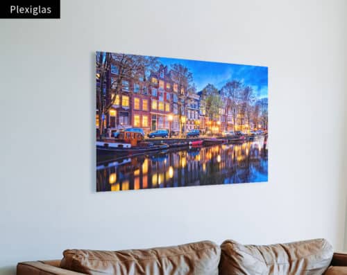 Wall Visual Plexiglas Amsterdamse Grachten