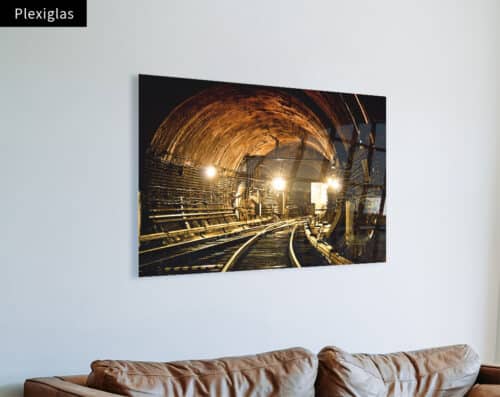 Wall Visual Plexiglas Metro Tunnel