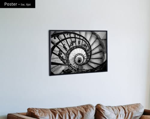 Wall Visual Poster French Staircase