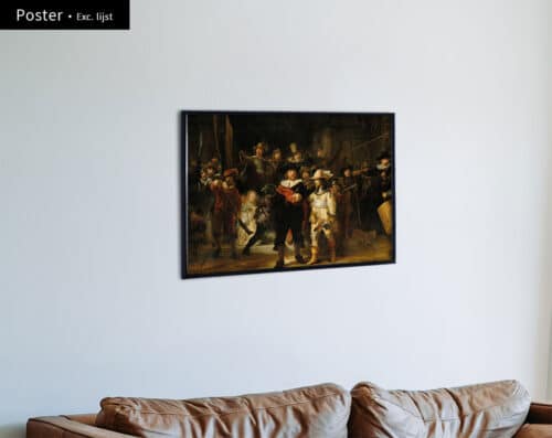 Wall Visual Poster De Nachtwacht, Rembrandt van Rijn