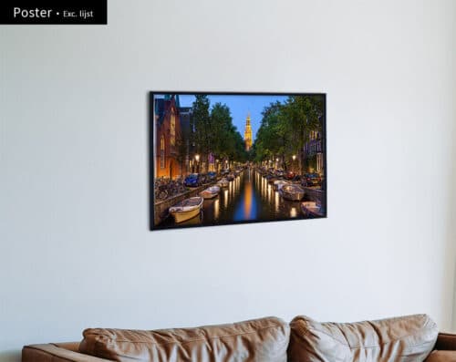 Wall Visual Poster Amsterdam Canal