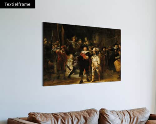 Wall Visual Textielframe De Nachtwacht, Rembrandt van Rijn