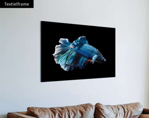 Wall Visual Textielframe Elegant Fish