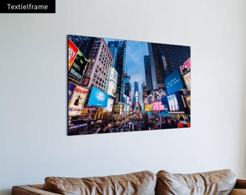 Wall Visual Textielframe New York Times Square